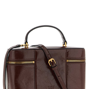 Pinko Crumpled Effect Leather Handbag