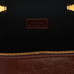 Pinko Crumpled Effect Leather Handbag