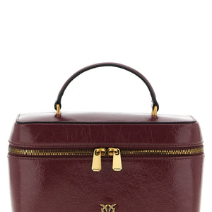 Pinko Crumpled Effect Leather Handbag