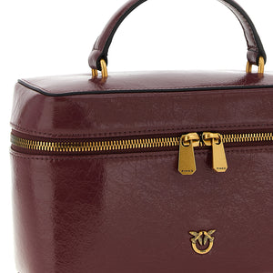 Pinko Crumpled Effect Leather Handbag