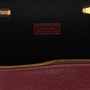 Pinko Crumpled Effect Leather Handbag
