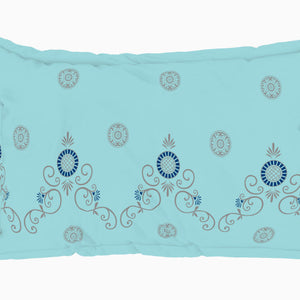 Ornate Vanilla Ice - Cream Viscose Cotton Double Bedsheet - Reagalis By Spaces