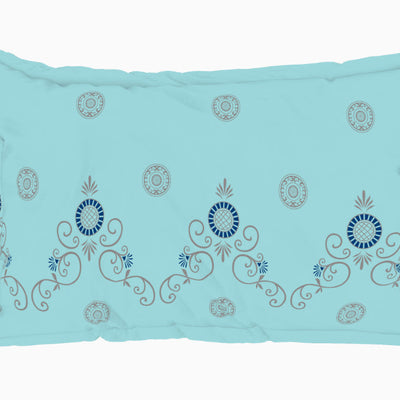 Ornate Vanilla Ice - Cream Viscose Cotton Double Bedsheet - Reagalis By Spaces
