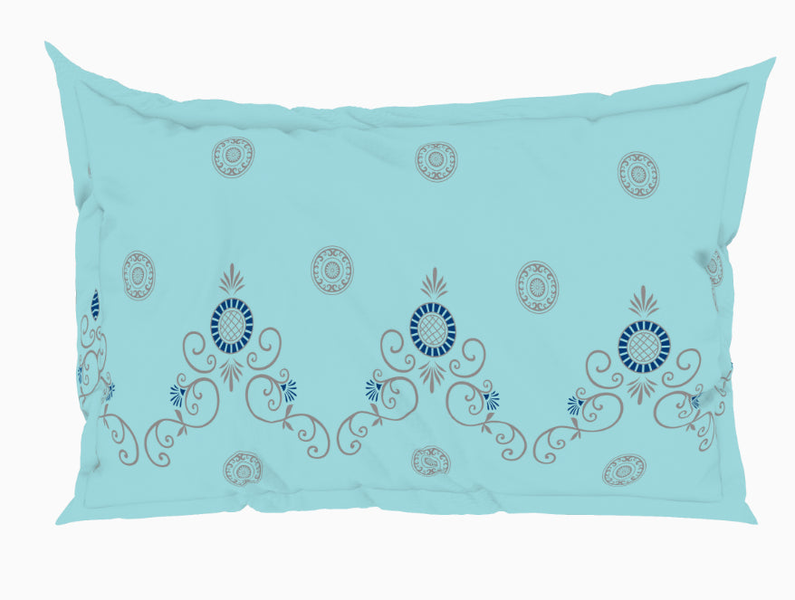 Ornate Vanilla Ice - Cream Viscose Cotton Double Bedsheet - Reagalis By Spaces