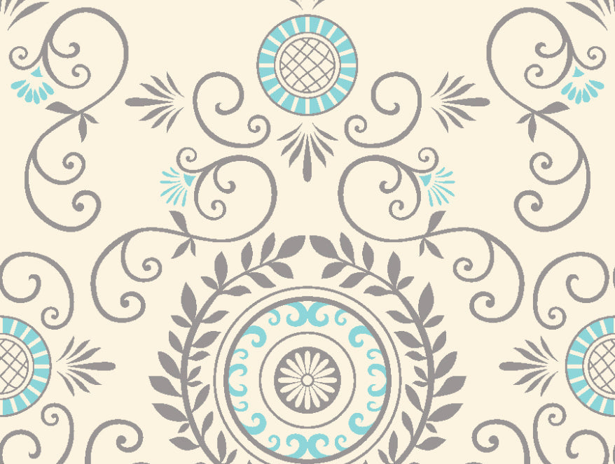 Ornate Vanilla Ice - Cream Viscose Cotton Double Bedsheet - Reagalis By Spaces
