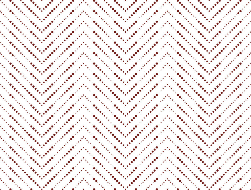 Geometric Fired Brick - Dark Brown 100% Cotton King Size Bedsheet - Maya By Spaces