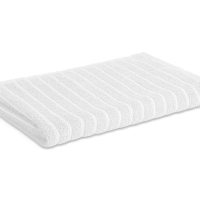 White 100% Cotton Bath Towel - 2-In-1 By Welspun