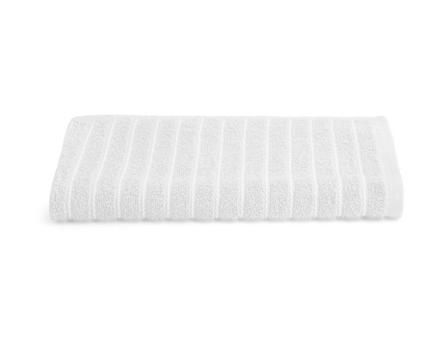 White 100% Cotton Bath Towel - 2-In-1 By Welspun