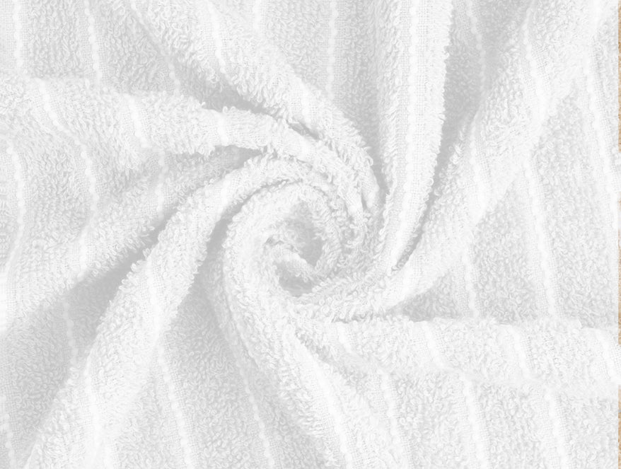 White 100% Cotton Bath Towel - 2-In-1 By Welspun