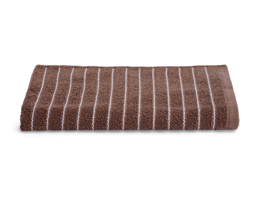 Chocolate 100% Cotton Bath Towel - 2-In-1 By Welspun