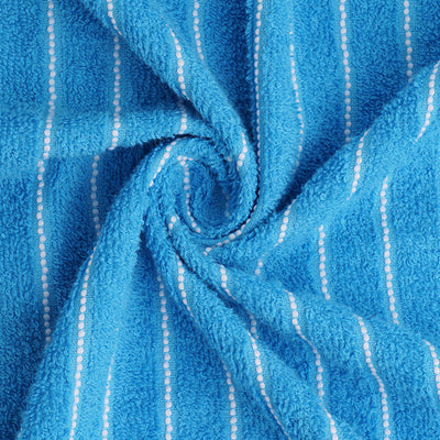 Royal Blue 100% Cotton Bath Towel - 2-In-1 By Welspun