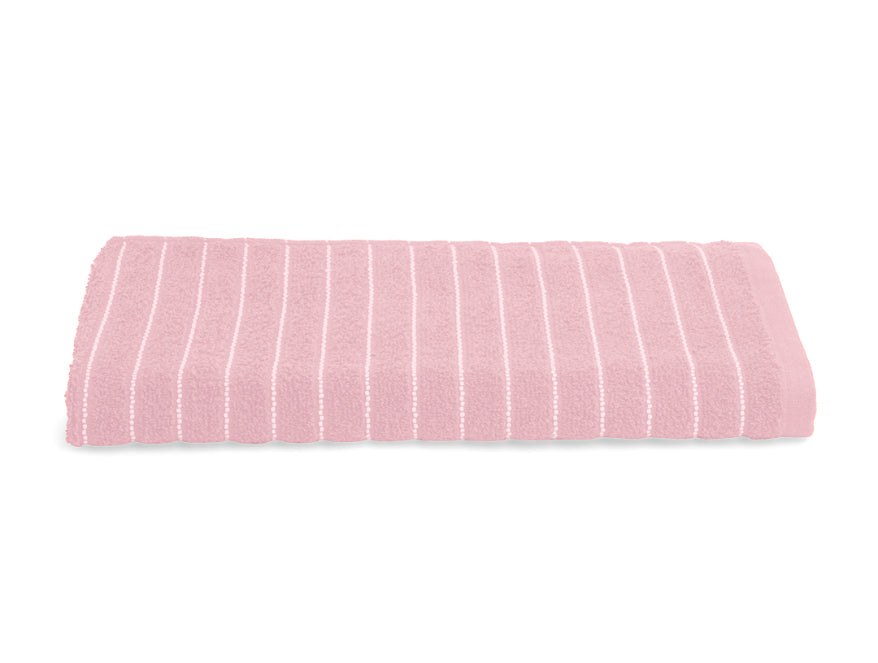 Parfait Pink 100% Cotton Bath Towel - 2-In-1 By Welspun