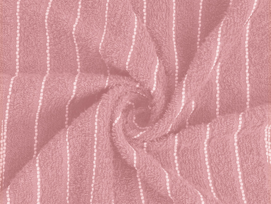 Parfait Pink 100% Cotton Bath Towel - 2-In-1 By Welspun