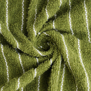 Apple Green - Light Green 100% Cotton Bath Towel - 2-In-1 By Welspun