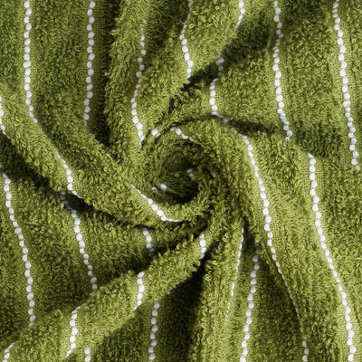 Apple Green - Light Green 100% Cotton Bath Towel - 2-In-1 By Welspun