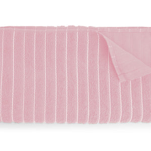 Parfait Pink - Blush 100% Cotton Bath Towel - 2-In-1 By Welspun