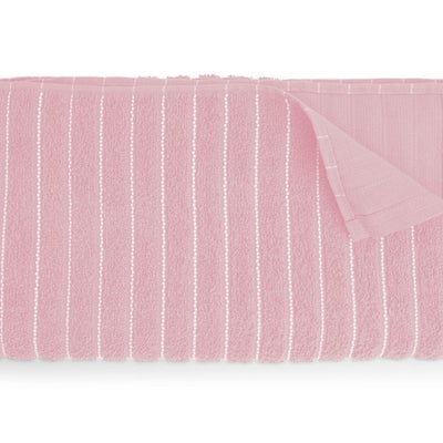Parfait Pink - Blush 100% Cotton Bath Towel - 2-In-1 By Welspun