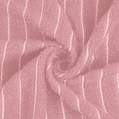 Parfait Pink - Blush 100% Cotton Bath Towel - 2-In-1 By Welspun