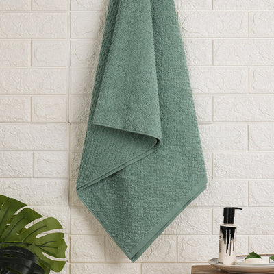Malachite Green - Light Teal 100% Cotton Bath Towel - Genesis By Spaces