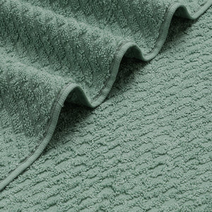 Malachite Green - Light Teal 100% Cotton Bath Towel - Genesis By Spaces