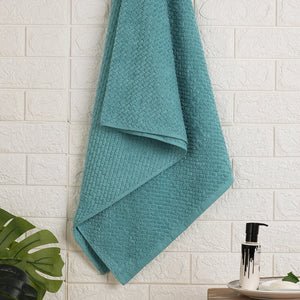 Dusty Turquoise - Aqua 100% Cotton Bath Towel - Genesis By Spaces