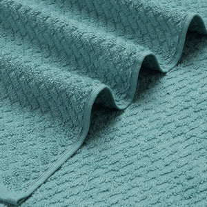 Dusty Turquoise - Aqua 100% Cotton Bath Towel - Genesis By Spaces