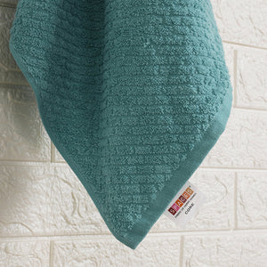 Dusty Turquoise - Aqua 100% Cotton Bath Towel - Genesis By Spaces