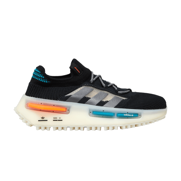 adidas NMD S1 Core Black Blue Orange
