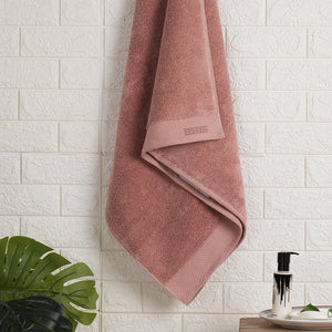 Rose Tan - Blush 100% Egyptian Cotton Bath Towel - Luxury Egyption Cotton By Spaces
