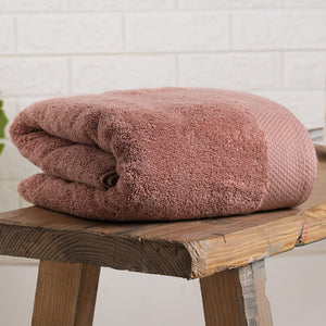 Rose Tan - Blush 100% Egyptian Cotton Bath Towel - Luxury Egyption Cotton By Spaces