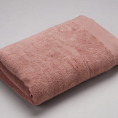 Rose Tan - Blush 100% Egyptian Cotton Bath Towel - Luxury Egyption Cotton By Spaces