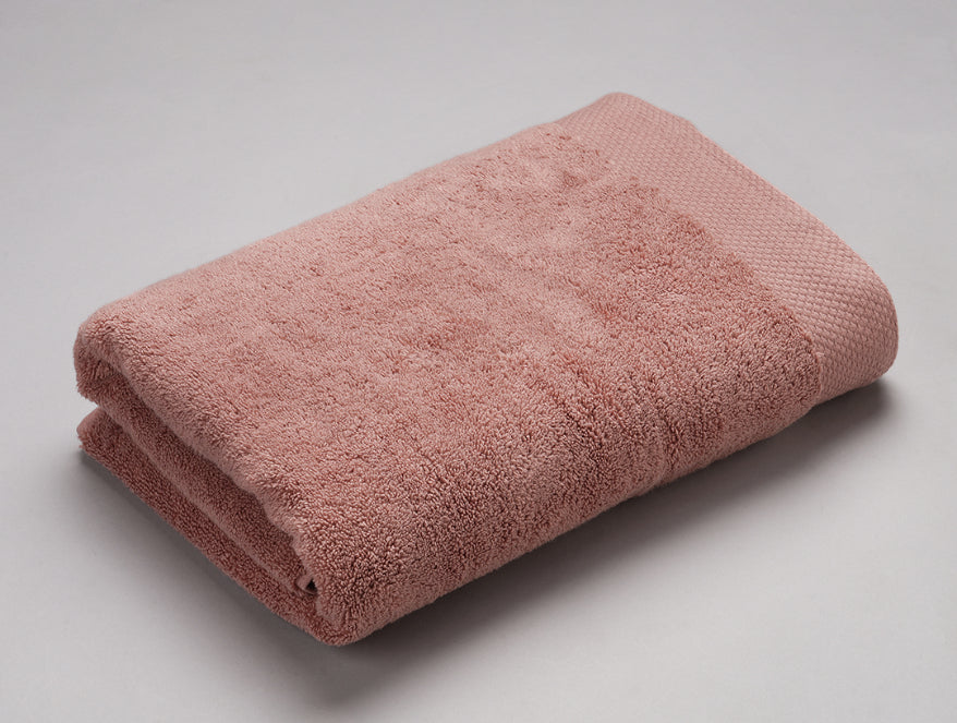 Rose Tan - Blush 100% Egyptian Cotton Bath Towel - Luxury Egyption Cotton By Spaces
