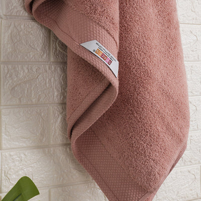 Rose Tan - Blush 100% Egyptian Cotton Bath Towel - Luxury Egyption Cotton By Spaces