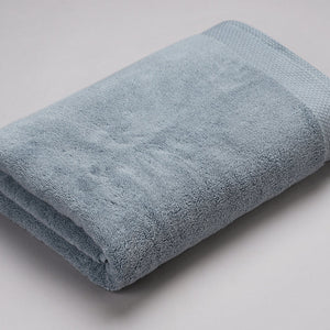 Blue Fog - Light Blue 100% Egyptian Cotton Bath Towel - Luxury Egyption Cotton By Spaces