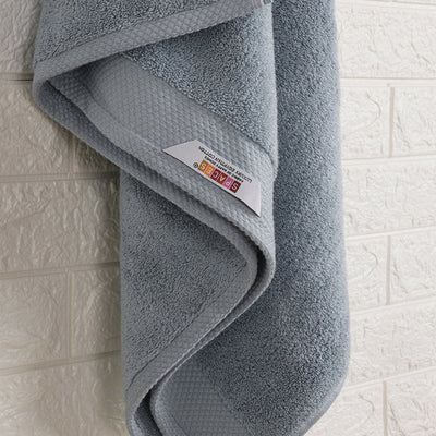 Blue Fog - Light Blue 100% Egyptian Cotton Bath Towel - Luxury Egyption Cotton By Spaces