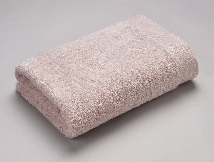 Mauve Chalk - Blush 100% Egyptian Cotton Bath Towel - Luxury Egyption Cotton By Spaces