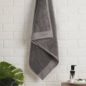 Charcoalgry - Dark Grey 100% Egyptian Cotton Bath Towel - Luxury Egyption Cotton By Spaces