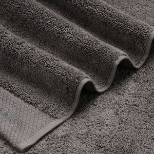 Charcoalgry - Dark Grey 100% Egyptian Cotton Bath Towel - Luxury Egyption Cotton By Spaces