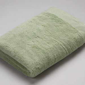 Smoke Green - Light Green 100% Egyptian Cotton Bath Towel - Luxury Egyption Cotton By Spaces