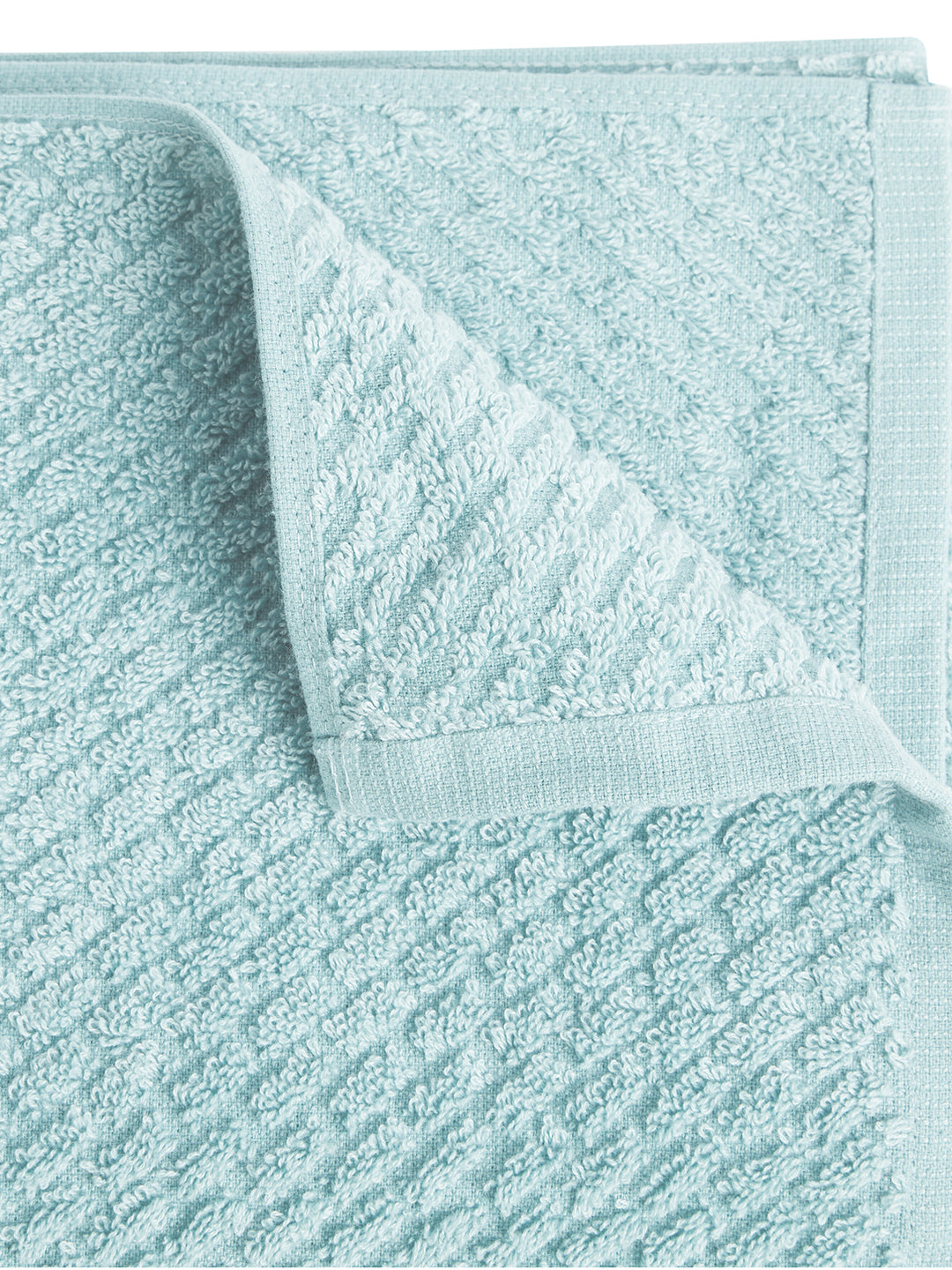 Delicate Blue - Light Blue 100% Cotton Bath Towel - Genesis By Spaces
