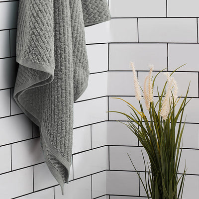 Ultimate Grey - Grey 100% Cotton Bath Towel - Genesis By Spaces
