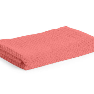 Spiced Coral - Dark Orange 100% Cotton Bath Towel - Genesis By Spaces