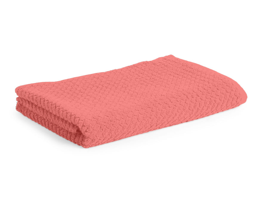 Spiced Coral - Dark Orange 100% Cotton Bath Towel - Genesis By Spaces