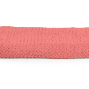 Spiced Coral - Dark Orange 100% Cotton Bath Towel - Genesis By Spaces