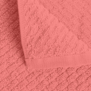 Spiced Coral - Dark Orange 100% Cotton Bath Towel - Genesis By Spaces