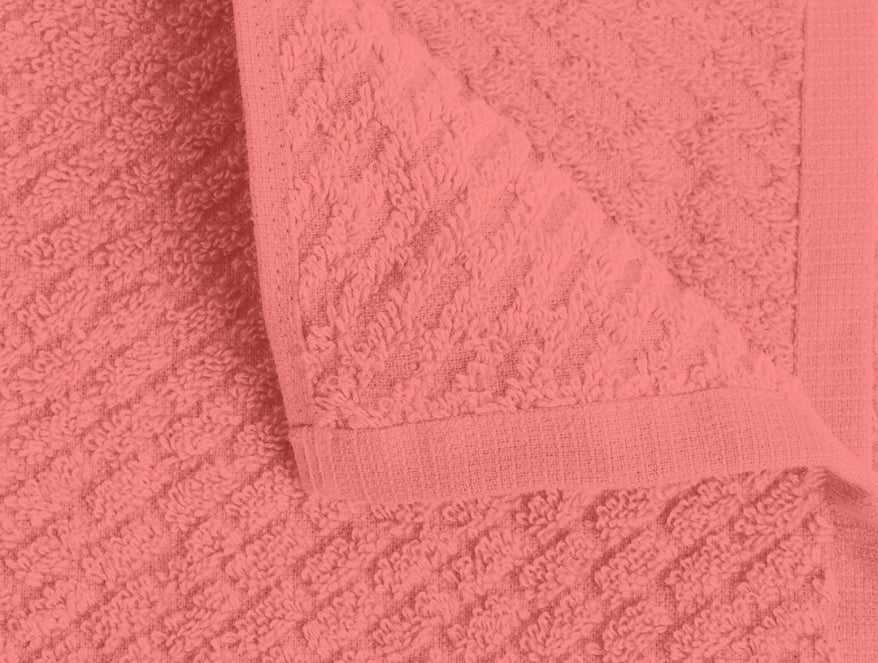 Spiced Coral - Dark Orange 100% Cotton Bath Towel - Genesis By Spaces