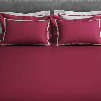 Solid Sangaria - Dark Violet Hygro Cotton King Size Bedsheet - Hygro By Spaces