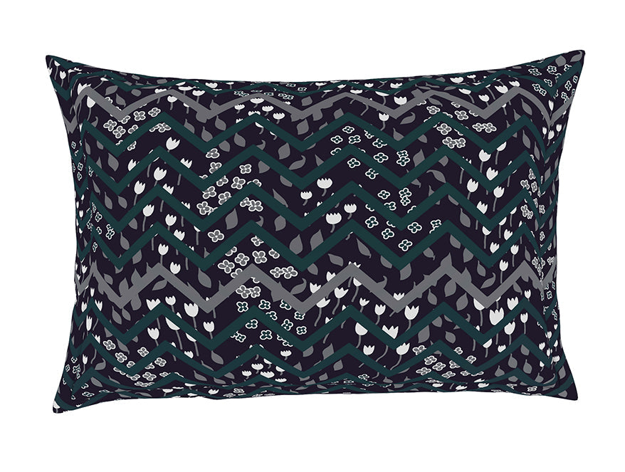 Floral Mulberry Purple - Dark Violet 100% Cotton King Size Bedsheet - Adonia(Anti Bacterial) By Spaces