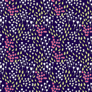 Floral Mulberry Purple - Dark Violet 100% Cotton King Size Bedsheet - Adonia(Anti Bacterial) By Spaces