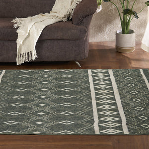 Anti Skid Grey Wonder Full Carpet By Welspun